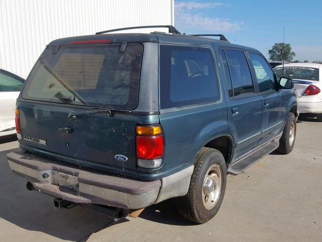 1FMDU34X9SZB71287 - 1995 FORD EXPLORER TEAL photo 4