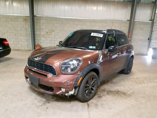 WMWZC5C53EWM17178 - 2014 MINI COOPER S C BROWN photo 2