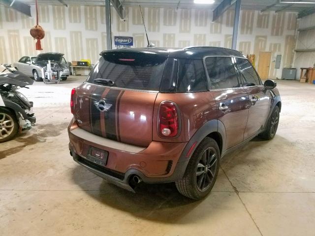 WMWZC5C53EWM17178 - 2014 MINI COOPER S C BROWN photo 4