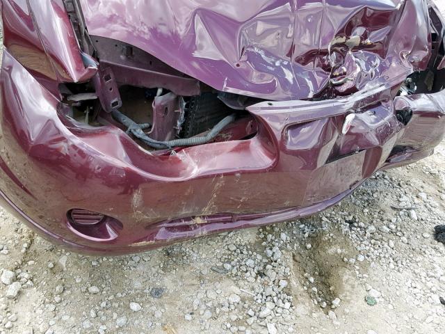 2G1WW12E149108817 - 2004 CHEVROLET MONTE CARL ბურგუნდია ფოტო 9