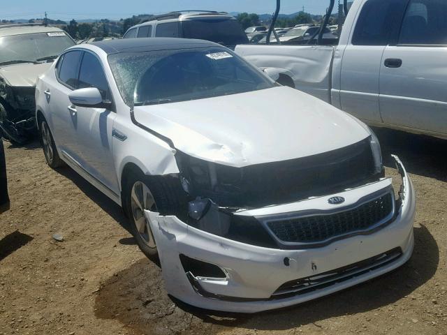 KNAGN4AD8G5093269 - 2016 KIA OPTIMA HYB WHITE photo 1