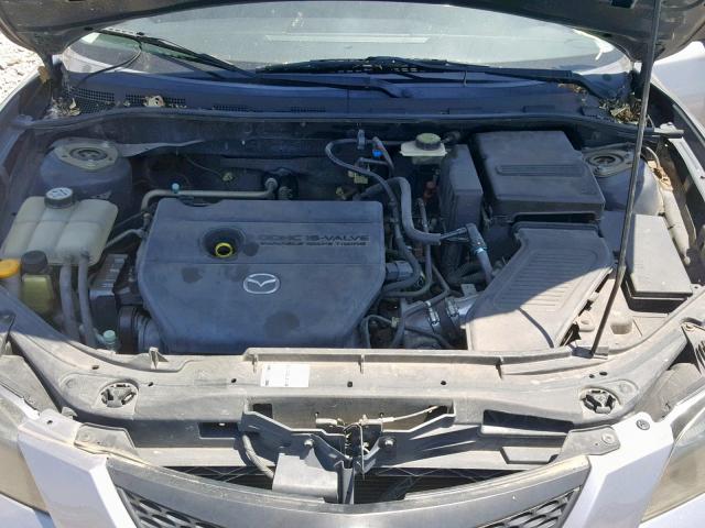 JM1BK12F461452207 - 2006 MAZDA 3 I GRAY photo 7