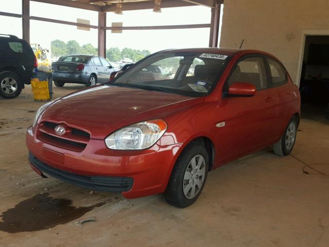 KMHCM3AC2BU188474 - 2011 HYUNDAI ACCENT GL RED photo 2