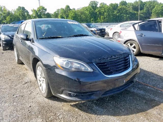 1C3CCBBG2CN277156 - 2012 CHRYSLER 200 TOURIN BLACK photo 1