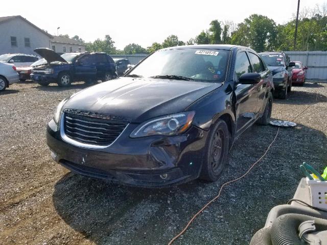 1C3CCBBG2CN277156 - 2012 CHRYSLER 200 TOURIN BLACK photo 2