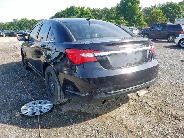 1C3CCBBG2CN277156 - 2012 CHRYSLER 200 TOURIN BLACK photo 3