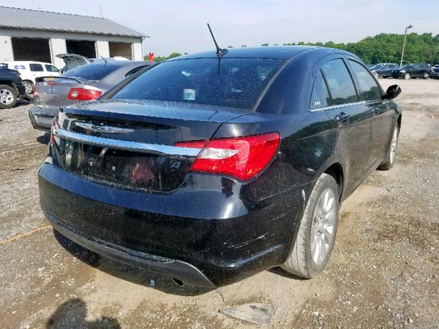 1C3CCBBG2CN277156 - 2012 CHRYSLER 200 TOURIN BLACK photo 4