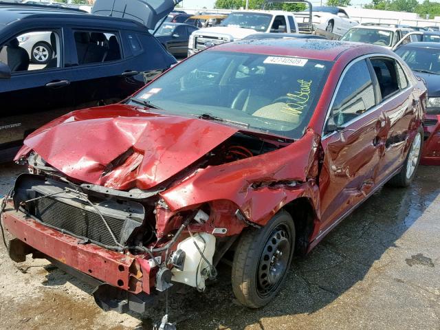 1G1ZK57B79F119639 - 2009 CHEVROLET MALIBU LTZ ბურგუნდია ფოტო 2