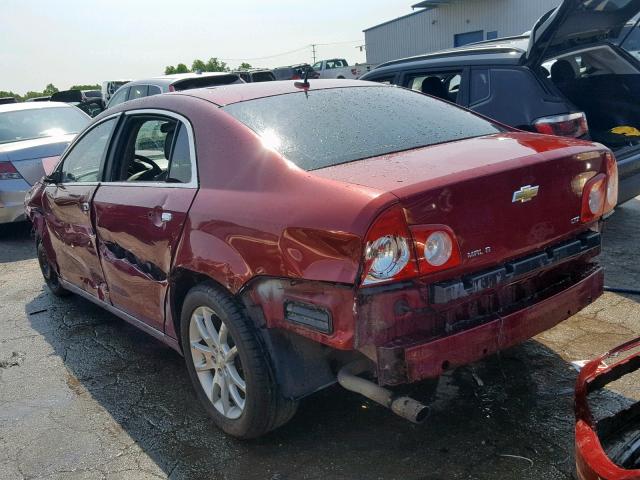 1G1ZK57B79F119639 - 2009 CHEVROLET MALIBU LTZ ბურგუნდია ფოტო 3