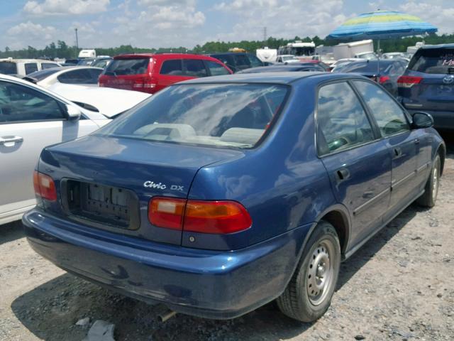 1HGEG8549RL006159 - 1994 HONDA CIVIC DX BLUE photo 4