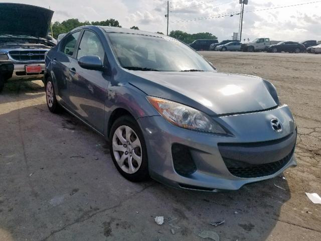 JM1BL1UF4C1527896 - 2012 MAZDA 3 I GRAY photo 1