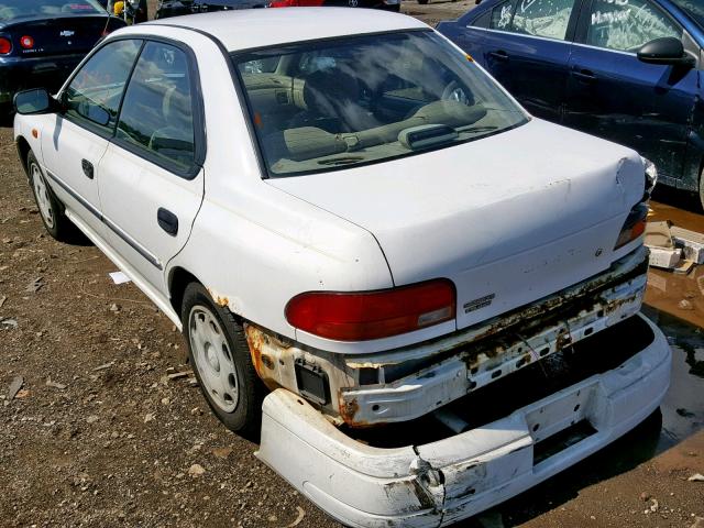 JF1GC4354VH511052 - 1997 SUBARU IMPREZA L WHITE photo 3