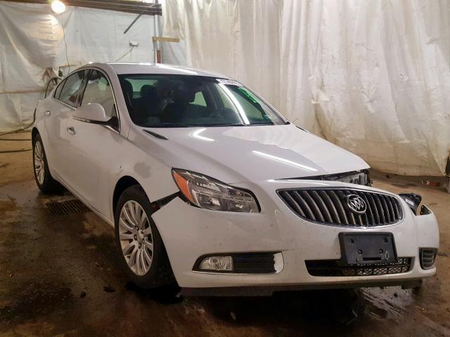 2G4GS5EV5D9138179 - 2013 BUICK REGAL PREM WHITE photo 1