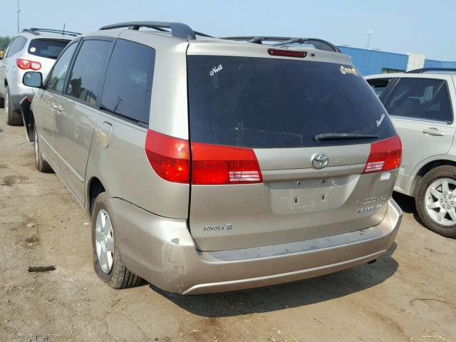 5TDZA23C74S027530 - 2004 TOYOTA SIENNA CE/ GOLD photo 3