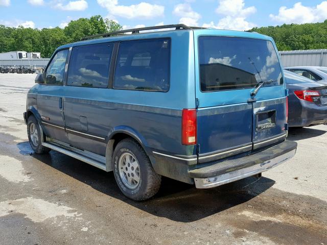 1GNDM19W3PB121565 - 1993 CHEVROLET ASTRO BLUE photo 3