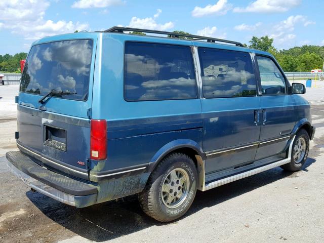 1GNDM19W3PB121565 - 1993 CHEVROLET ASTRO BLUE photo 4