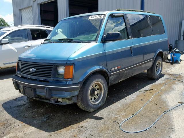 1GNDM19W9RB119418 - 1994 CHEVROLET ASTRO BLUE photo 2