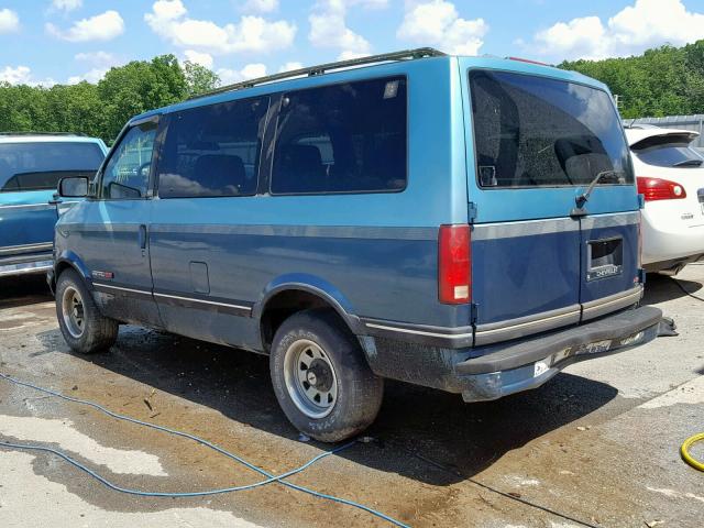 1GNDM19W9RB119418 - 1994 CHEVROLET ASTRO BLUE photo 3