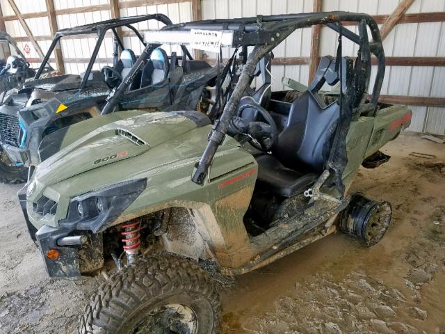 3JBKGAN20KJ000704 - 2019 CAN-AM COMMANDER GREEN photo 10