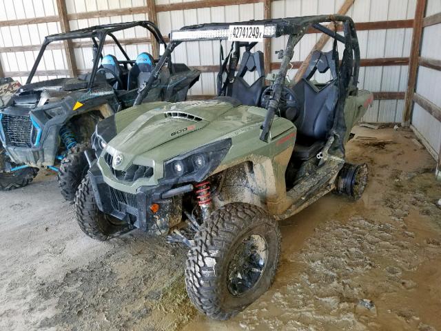 3JBKGAN20KJ000704 - 2019 CAN-AM COMMANDER GREEN photo 2