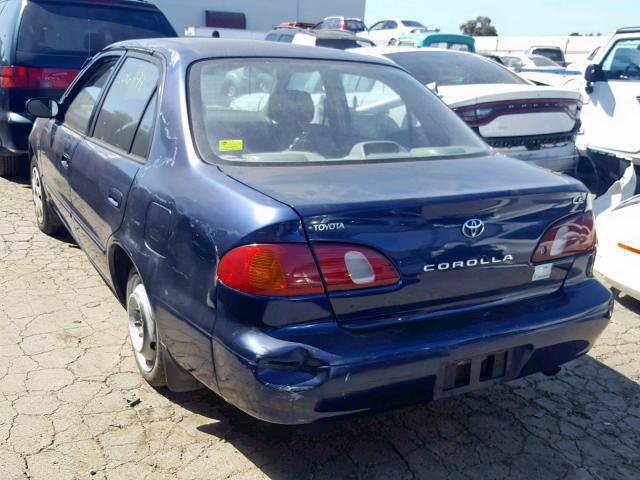 1NXBR18E9WZ115438 - 1998 TOYOTA COROLLA VE BLUE photo 3