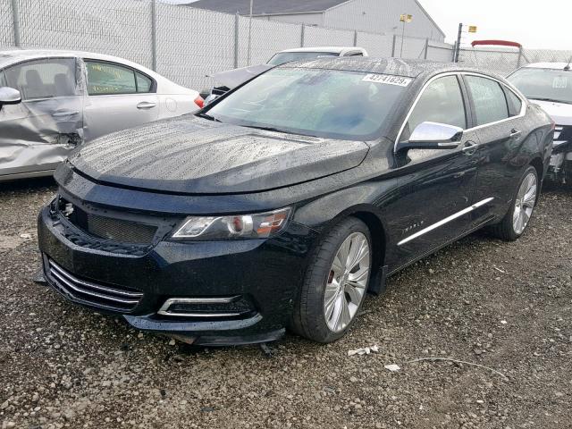 2G1155S36E9100829 - 2014 CHEVROLET IMPALA LTZ BLACK photo 2