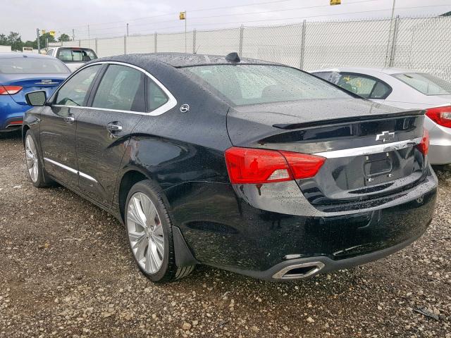 2G1155S36E9100829 - 2014 CHEVROLET IMPALA LTZ BLACK photo 3