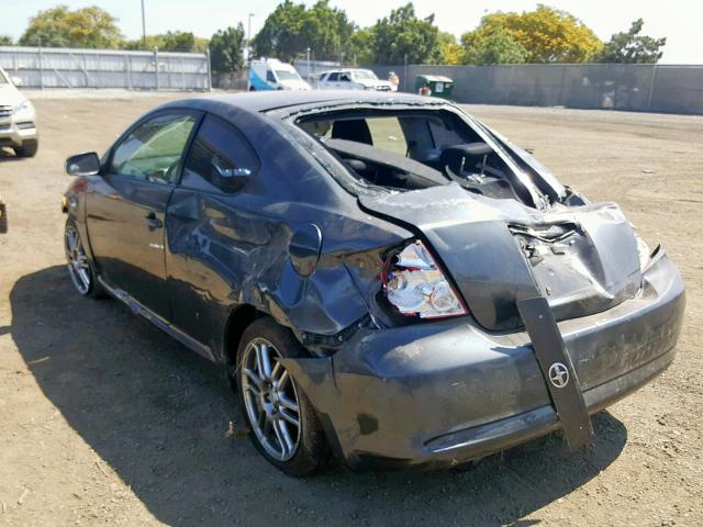 JTKDE177360089706 - 2006 TOYOTA SCION TC ნაცრისფერი ფოტო 3