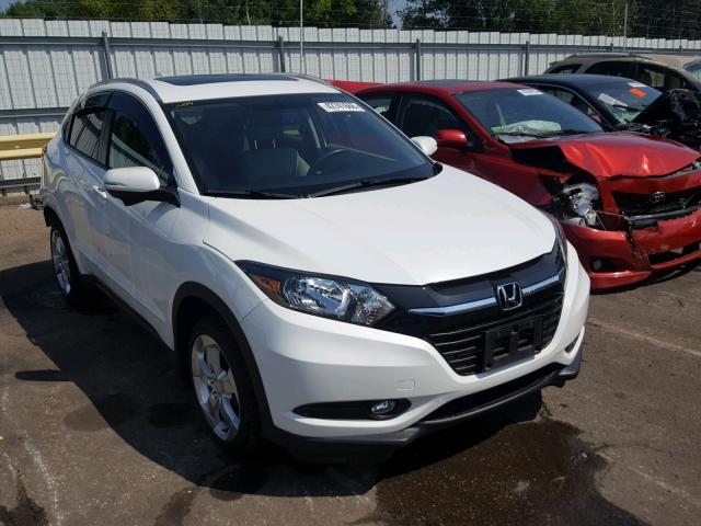 3CZRU6H73GM700063 - 2016 HONDA HR-V EXL WHITE photo 1