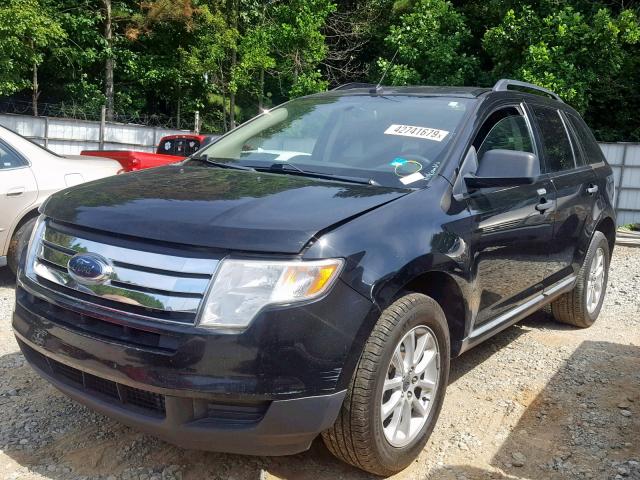 2FMDK36C88BA90616 - 2008 FORD EDGE SE BLACK photo 2