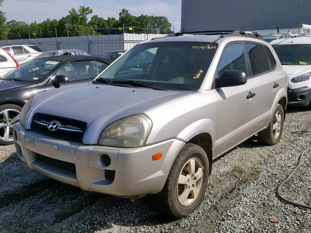 KM8JM12BX6U400349 - 2006 HYUNDAI TUCSON GL SILVER photo 2