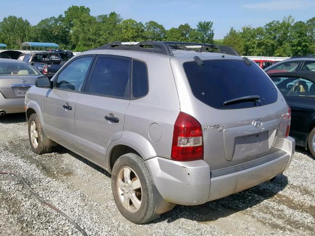 KM8JM12BX6U400349 - 2006 HYUNDAI TUCSON GL SILVER photo 3