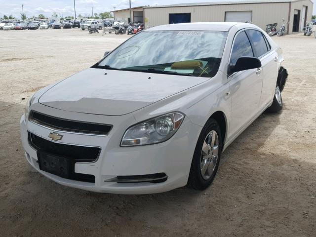 1G1ZG57B68F165690 - 2008 CHEVROLET MALIBU LS თეთრი ფოტო 2