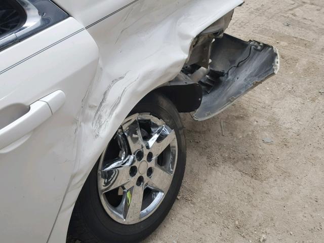 1G1ZG57B68F165690 - 2008 CHEVROLET MALIBU LS თეთრი ფოტო 9