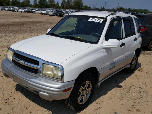 2CNBJ634026934334 - 2002 CHEVROLET TRACKER LT WHITE photo 2