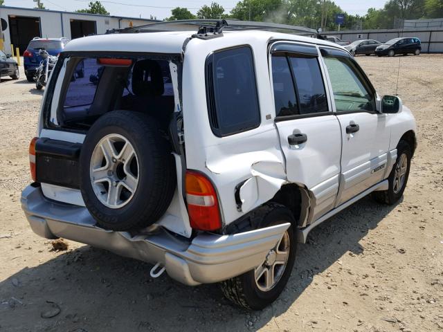 2CNBJ634026934334 - 2002 CHEVROLET TRACKER LT WHITE photo 4