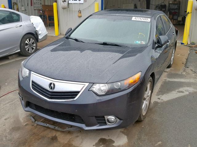 JH4CU2F66DC002945 - 2013 ACURA TSX TECH GRAY photo 2