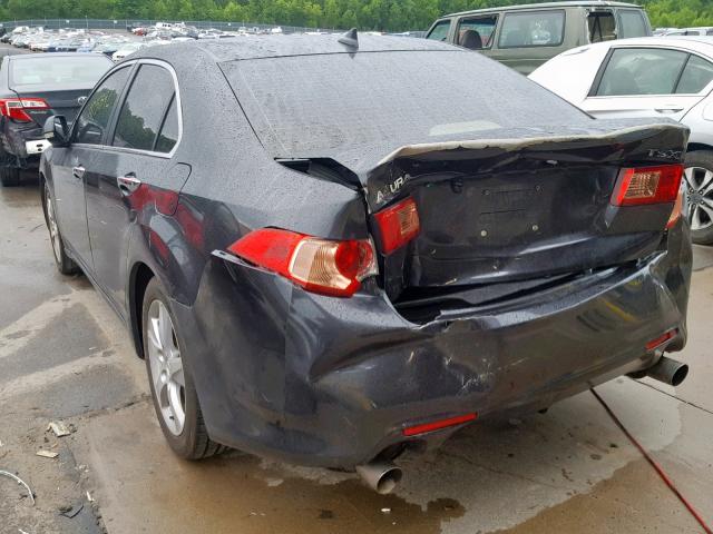 JH4CU2F66DC002945 - 2013 ACURA TSX TECH GRAY photo 3