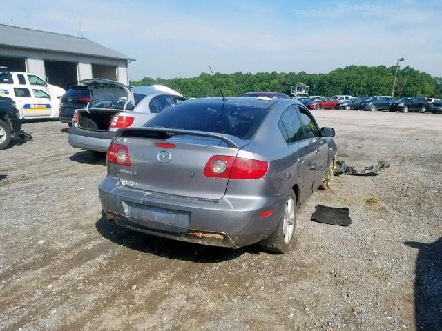 JM1BK32F651338414 - 2005 MAZDA 3 I GRAY photo 4