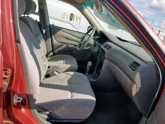 1Y1SK5286XZ442625 - 1999 CHEVROLET GEO PRIZM 栗色 照片 5