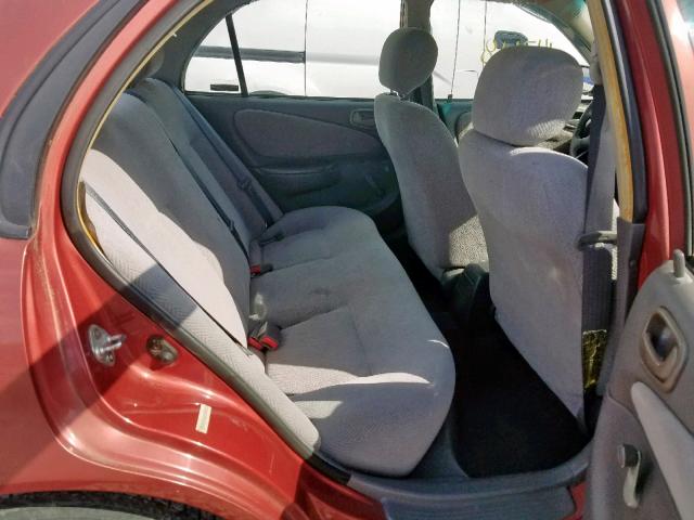 1Y1SK5286XZ442625 - 1999 CHEVROLET GEO PRIZM 栗色 照片 6