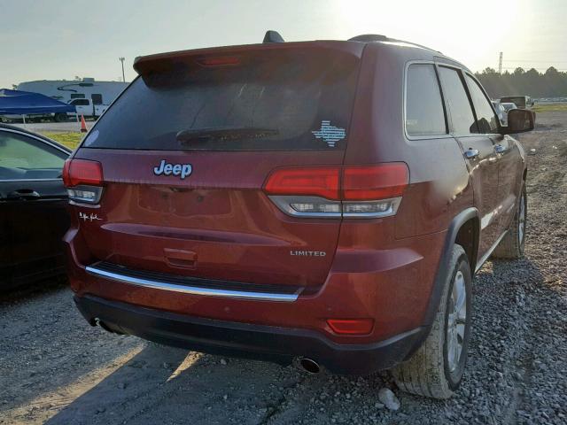 1C4RJEBG3EC164635 - 2014 JEEP GRAND CHER MAROON photo 4