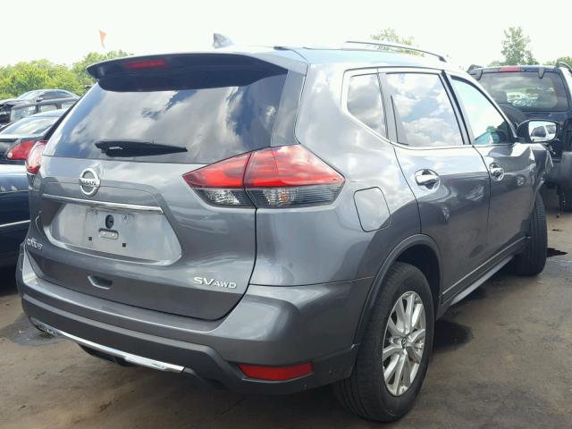 5N1AT2MV4HC784685 - 2017 NISSAN ROGUE SV GRAY photo 4