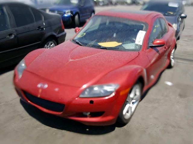 JM1FE173460207338 - 2006 MAZDA RX8 RED photo 2