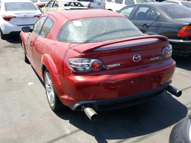 JM1FE173460207338 - 2006 MAZDA RX8 RED photo 3