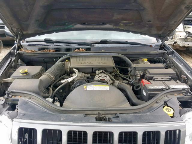 1J8GR48K27C674072 - 2007 JEEP GRAND CHER GRAY photo 7