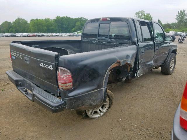 1B7GG2AXX1S193863 - 2001 DODGE DAKOTA QUA BEIGE photo 4