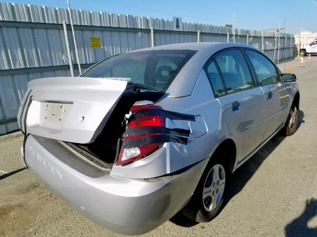 1G8AF52F15Z158264 - 2005 SATURN ION LEVEL SILVER photo 4