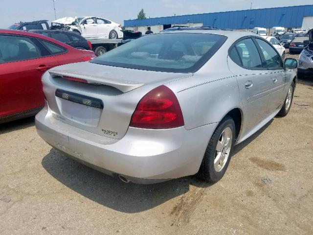 2G2WP522851348453 - 2005 PONTIAC GRAND PRIX SILVER photo 4