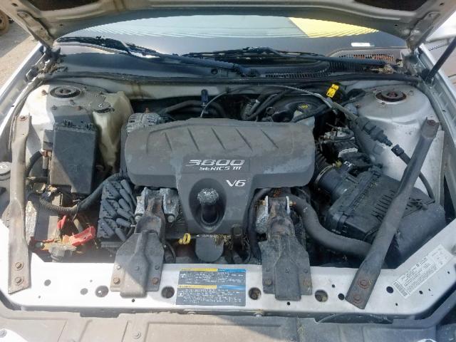 2G2WP522851348453 - 2005 PONTIAC GRAND PRIX SILVER photo 7